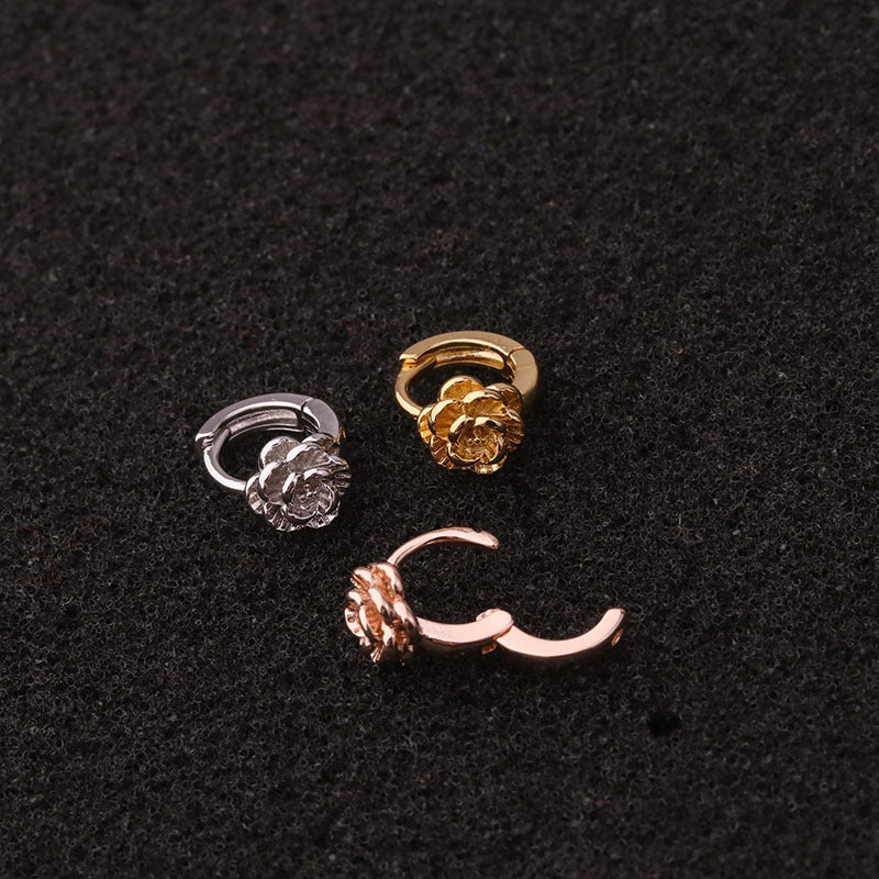 18K Gold Cartilage Huggie Hoop Earrings - Small Hoop Earrings for Women | Dainty & Minimalist Jewelry for Everyday Wear | Perfect for Gifts, Parties & Special Occasions