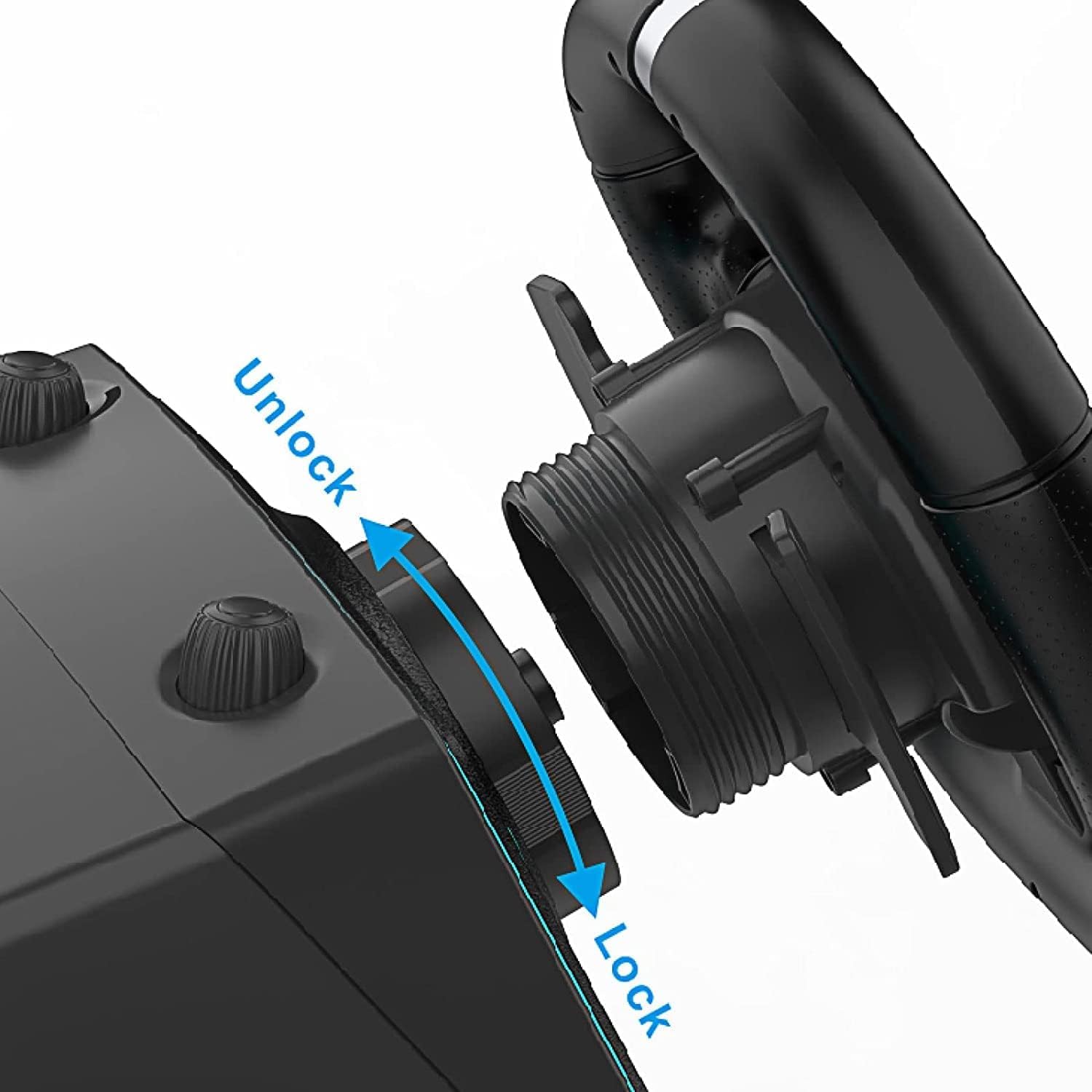 NBCP Xbox One Racing Wheel with Hall Effect Pedals - 900°/1080° Rotation, Dual-Motor Force Feedback - Compatible with Xbox Series X|S, Xbox One, Nintendo Switch & PC - Perfect for Racing Games & Simulation Driving