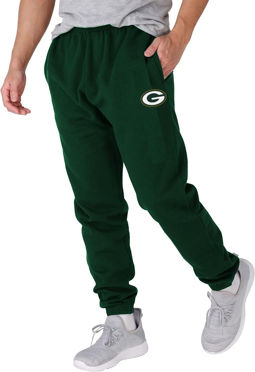 NFL Officially Licensed Kids & Youth Fleece-Lined Sweatpants (Sizes 8-20) - Embroidered Logo Joggers for Boys & Girls - Perfect for Football Games, School & Casual Wear