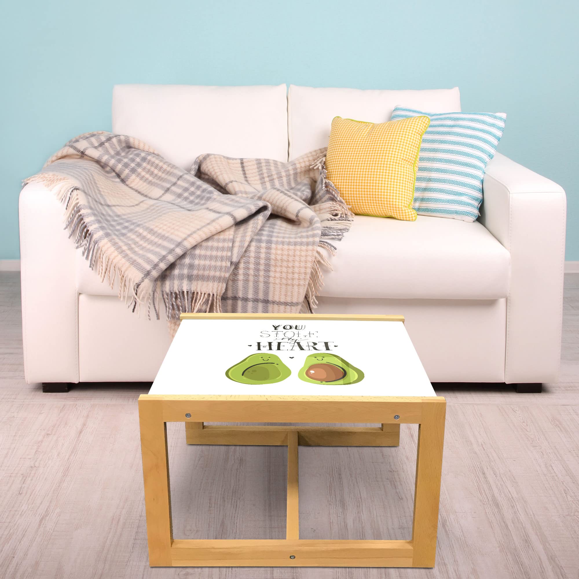 Ambesonne Avocado Themed Coffee Table - 