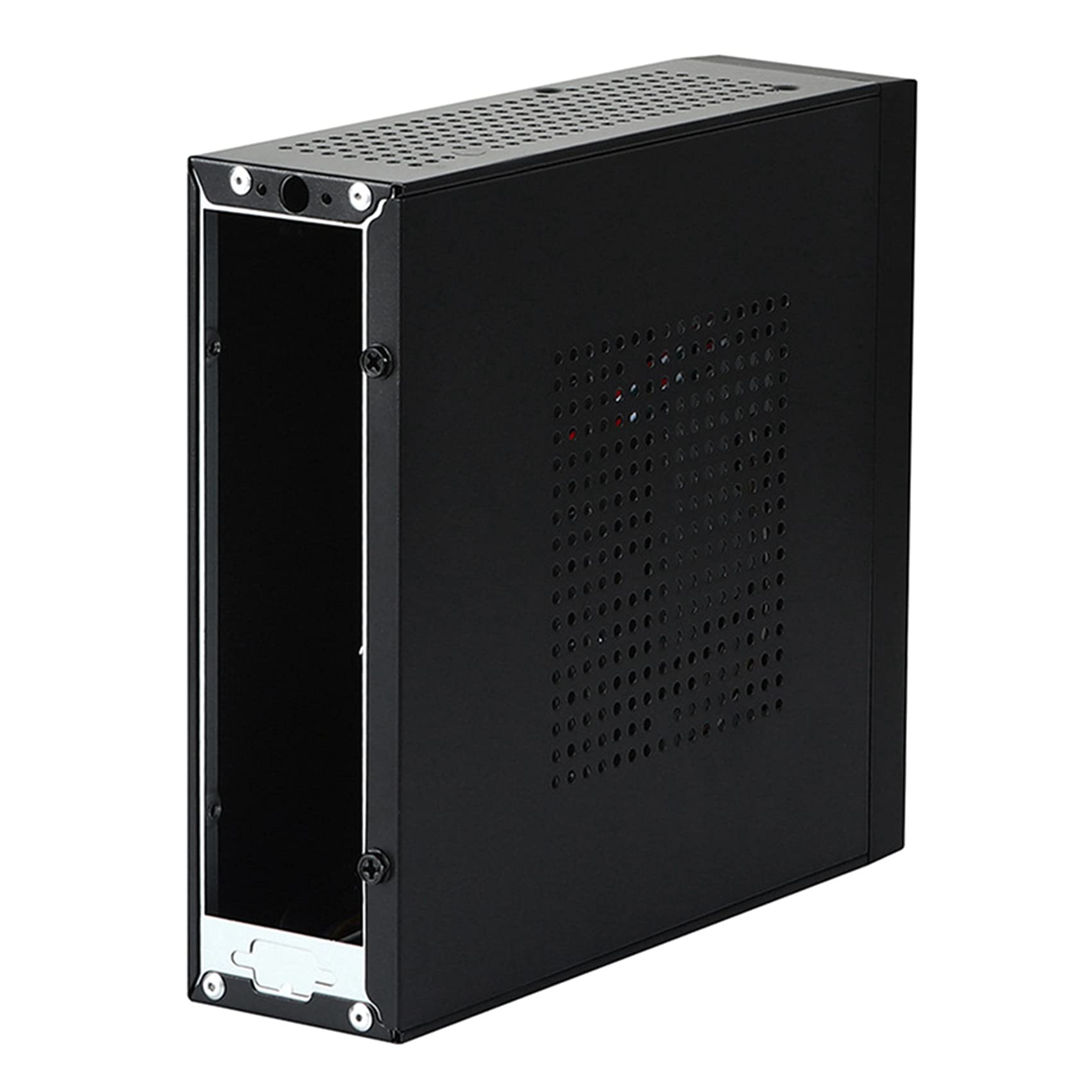Zunedhys 2X ITX Computer Case M06 - Mini Desktop PC Case for HTPC, Industrial Control & Home Theater - Compact Chassis for Small Form Factor Builds, Gaming & Office Use