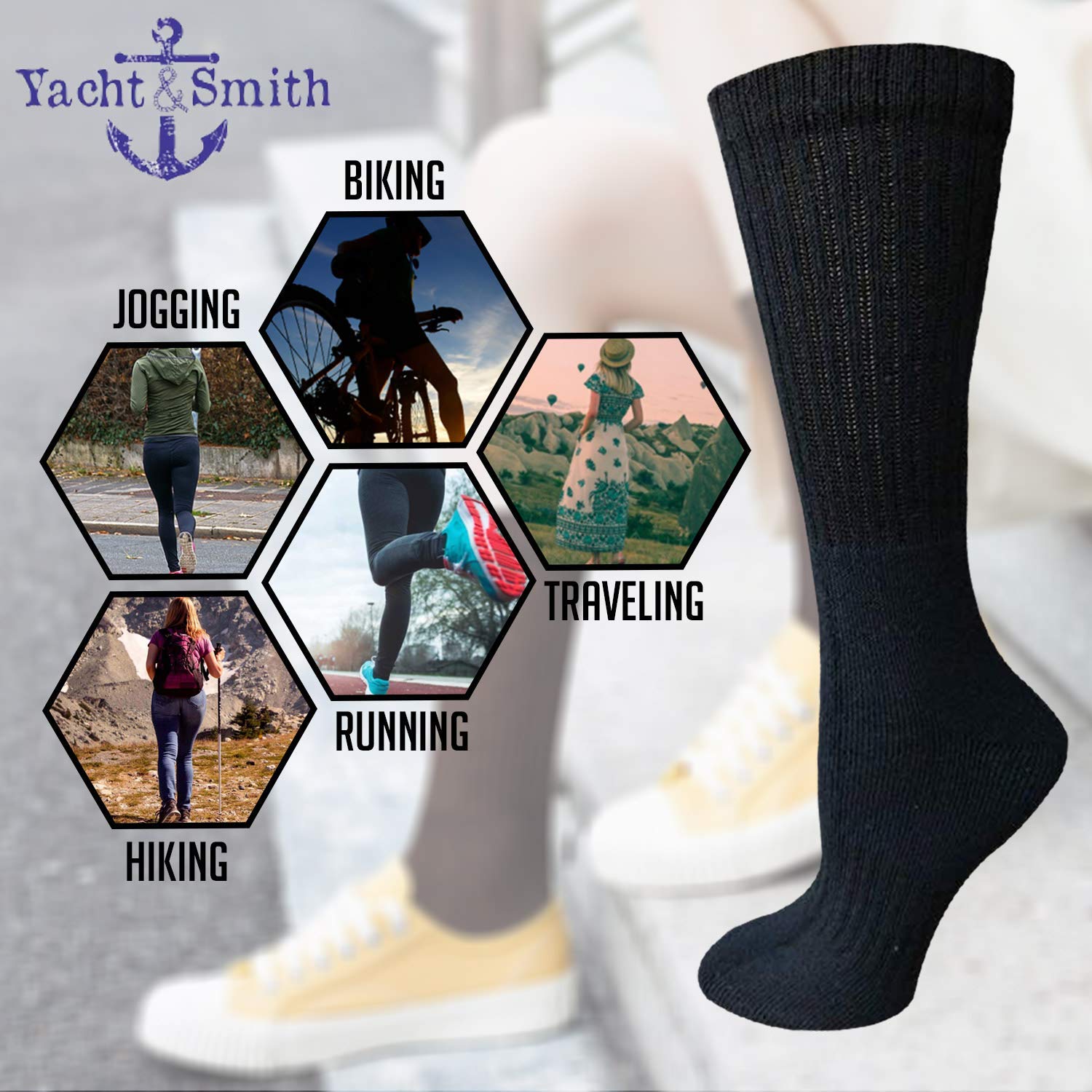 60 Pairs Men's Athletic Crew Socks Bulk Wholesale - Breathable Sports Socks for Running, Gym & Casual Wear - Multiple Case Pack Options Available