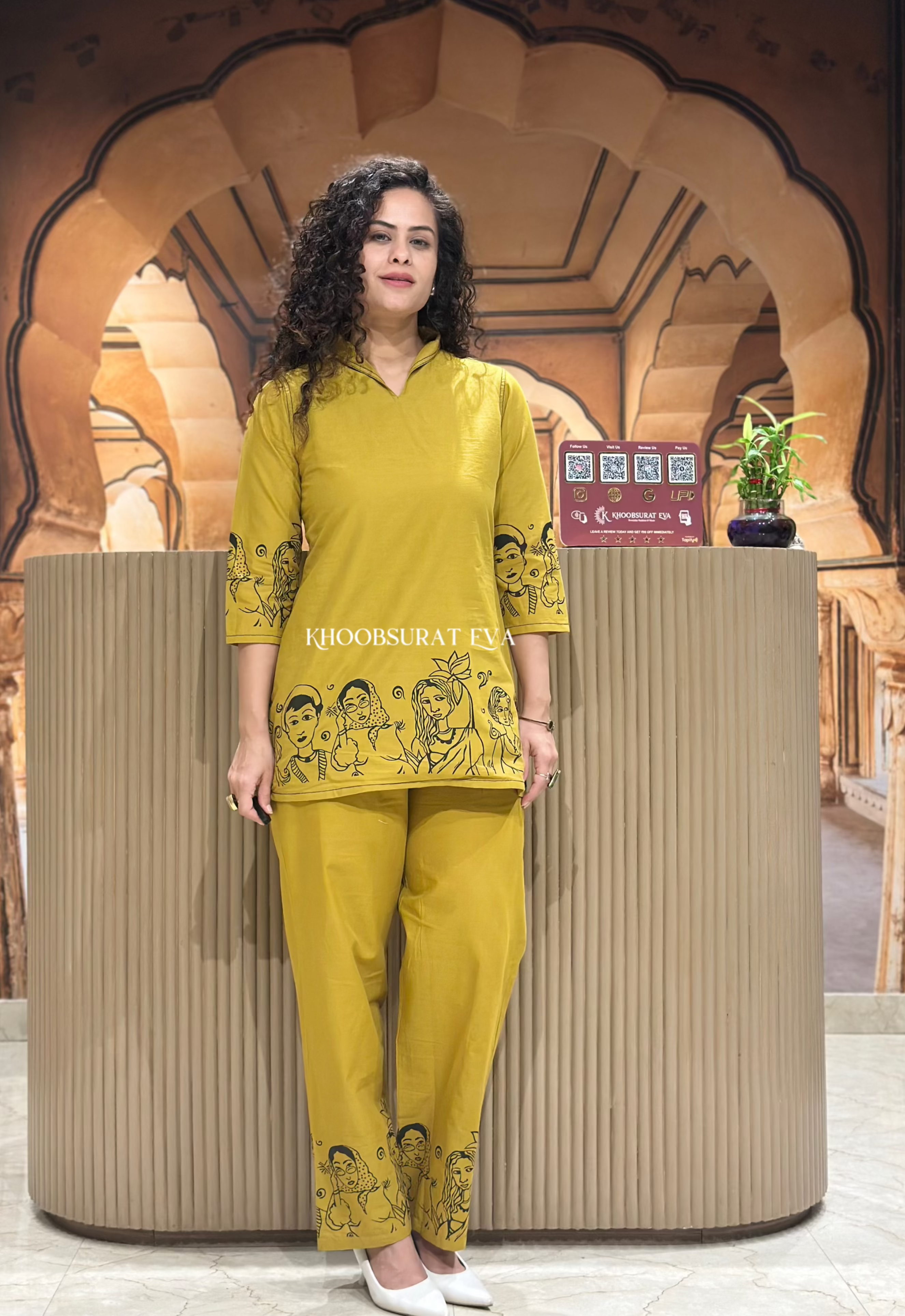 Bright Side Matching Outfit Set - Women's Stylish Lounge & Sleepwear for Home Comfort & Casual Wear