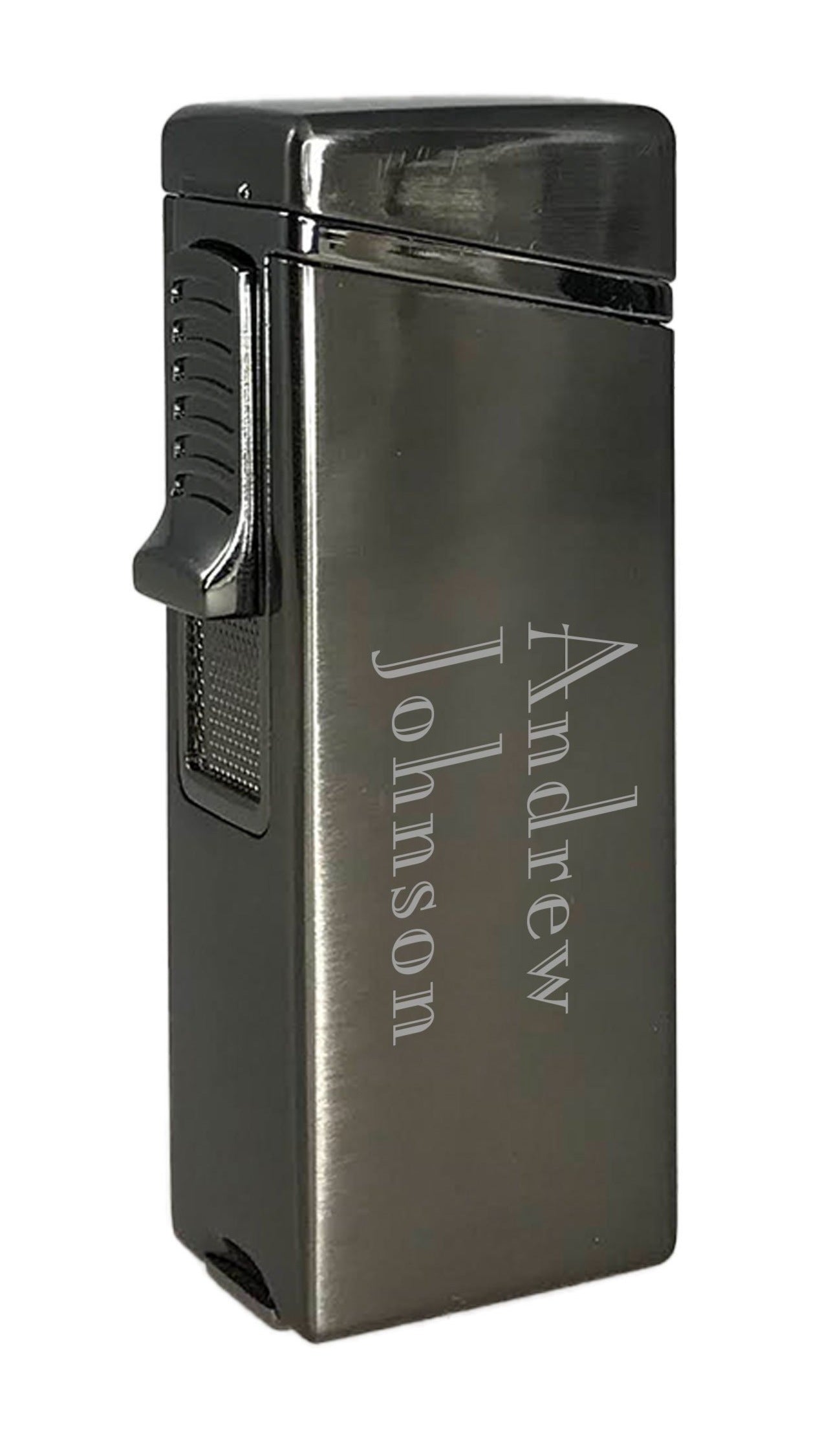 Visol Ridge Blue Single Flame Torch Lighter with Cigar Rest - Windproof Butane Lighter for Cigars, Cigarettes & Outdoor Use - Perfect for Camping, BBQ & Smoking Accessories