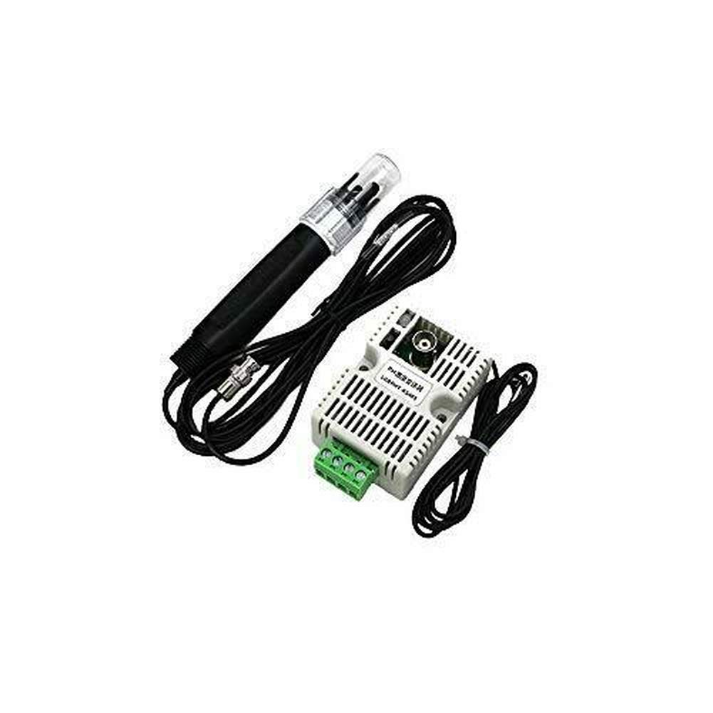 High Precision PH Temperature Transmitter Sensor Module with RS485/4-20mA/0-10V/0-5V Output - Ideal for Water Quality Monitoring, Aquaculture & Industrial Process Control