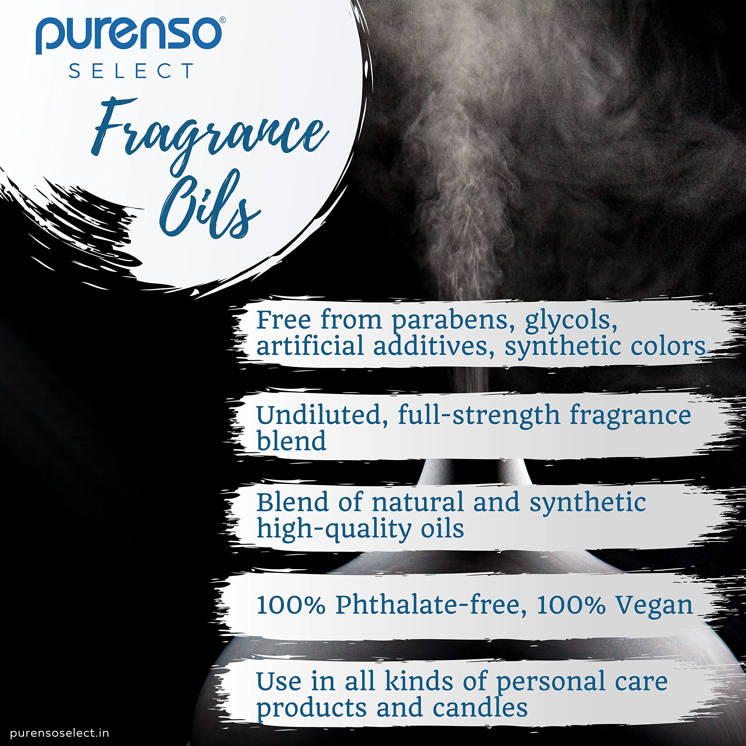 Purenso Coconut Fragrance Oil - 100g Pure Essential Oil for DIY Soap Making, Candle Making, Aromatherapy Diffusers, Homemade Lotions & Shampoos | Natural Scent for Relaxation & Home Spa