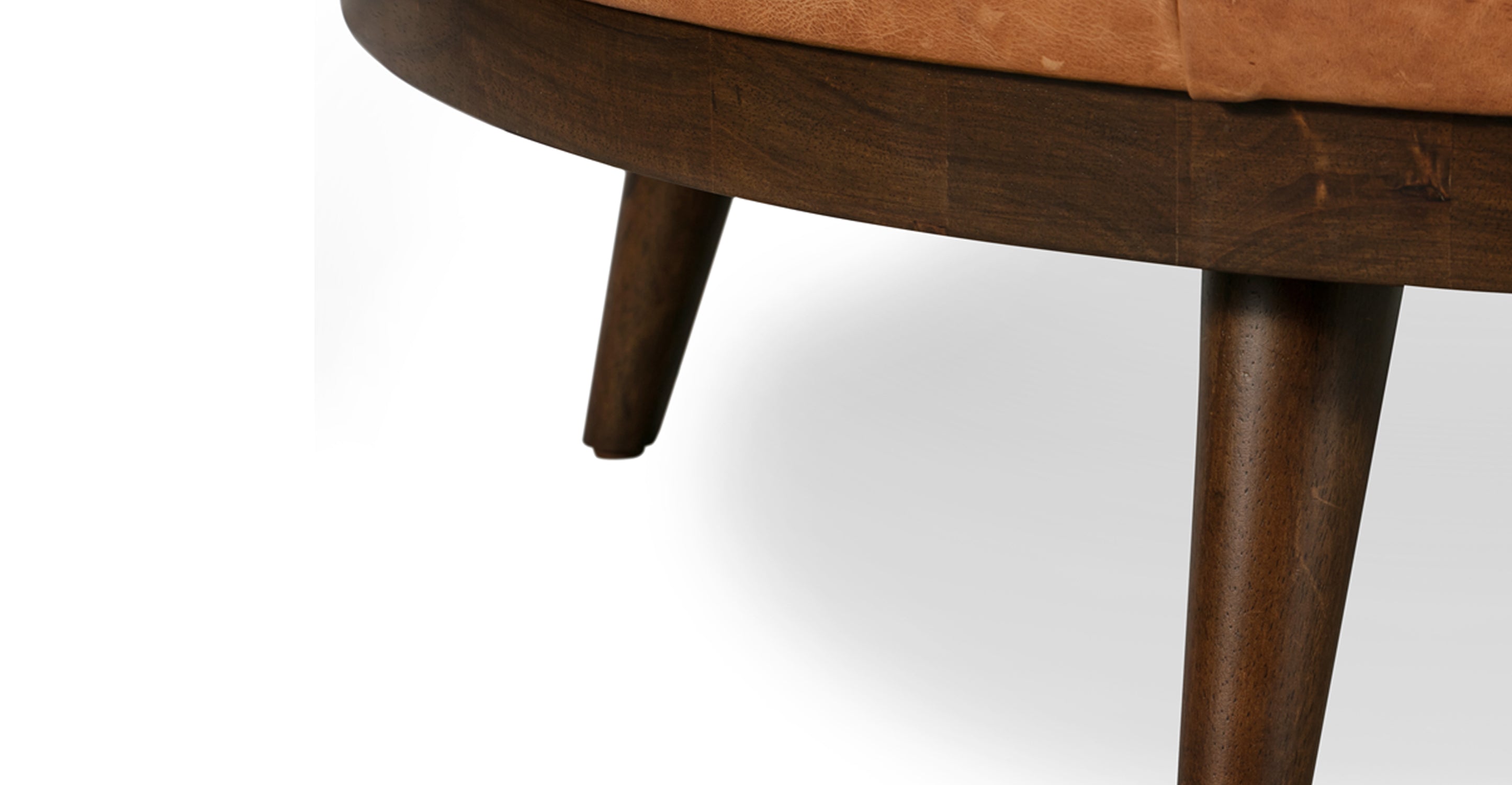 Premium Gio Leather Ottoman - Soft & Durable Footrest, Storage Bench, Living Room Decor - Perfect for Home, Office & Lounge Relaxation