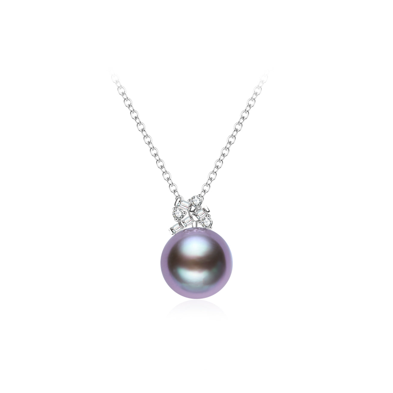 18K Solid Gold Tahitian Pearl Necklace for Women - Luxury Saltwater Pearl Jewelry Gift for Anniversary, Wedding & Special Occasions