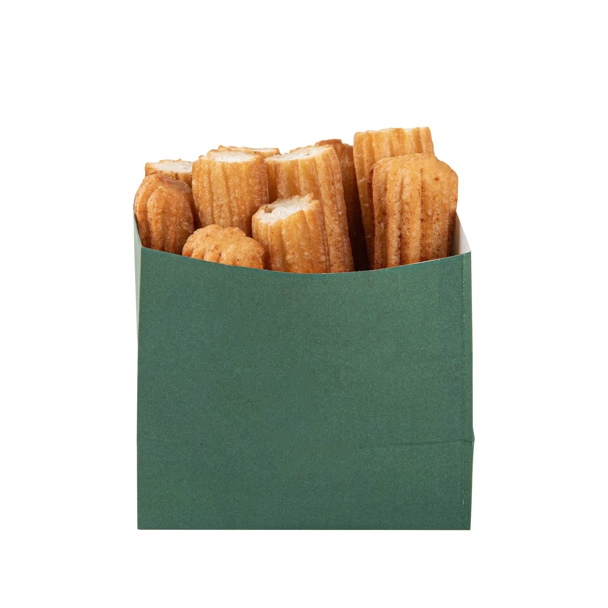 Eco-Friendly Forest Green Paper Snack Bags 3.75