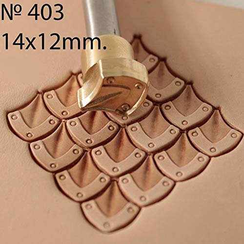 Armor Scale Leather Stamp Tool Set - Professional Stamping & Carving Punches for Leather Crafting | DIY Leatherworking, Belt Making & Wallet Design
