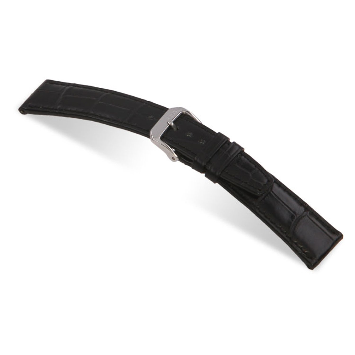 RIOS1931 Spitfire Genuine Alligator Leather Watch Band Strap for IWC Watches 114x74mm - Premium Replacement Band for IWC Pilot & Classic Watches