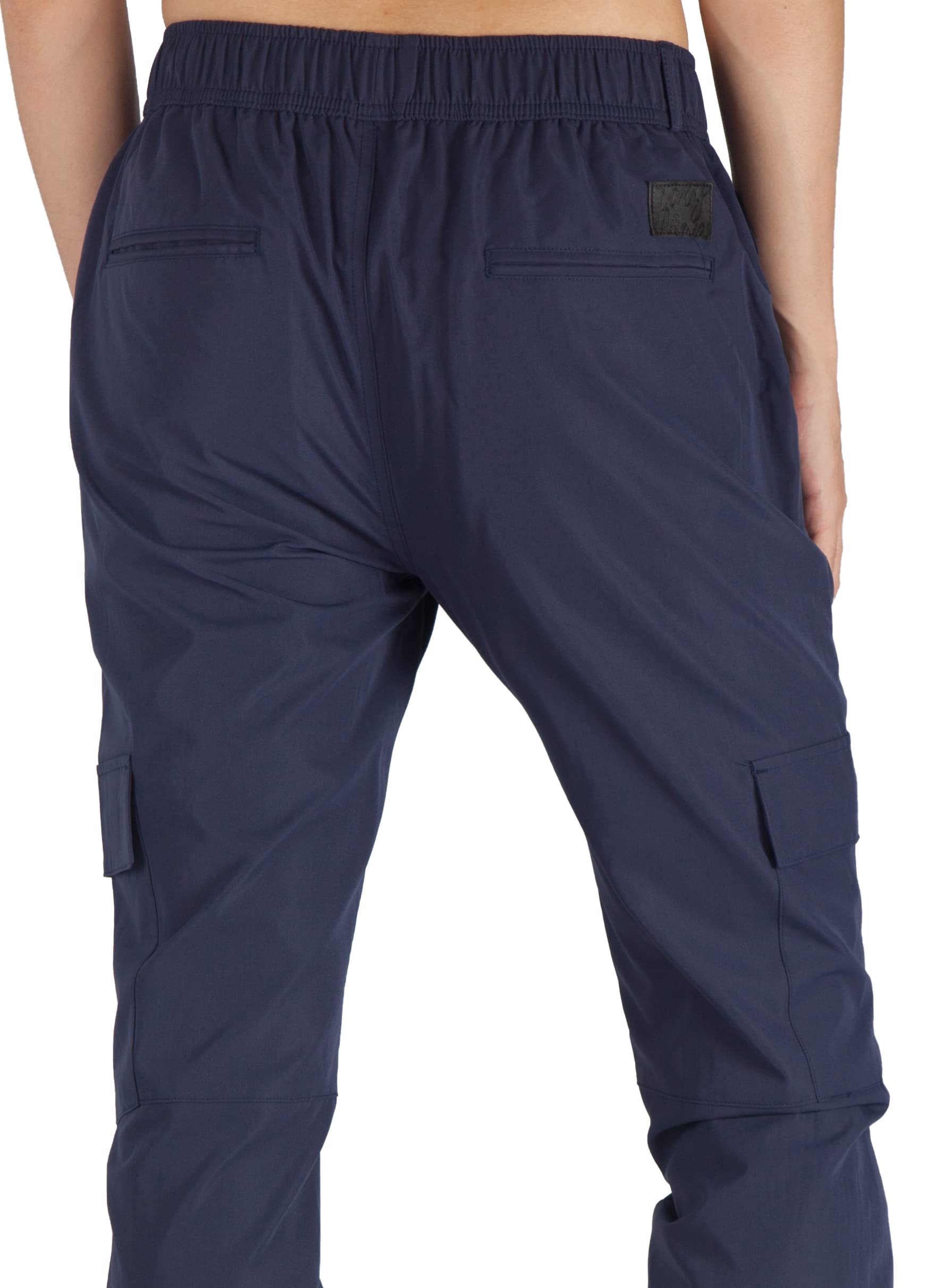 ITALYMORN Men's Lightweight Cargo Jogger Pants - 6 Pocket Slim Fit Casual Trousers with Elastic Waistband for Outdoor Running, Workout & Everyday Wear | Comfortable Travel & Lounge Pants for Men