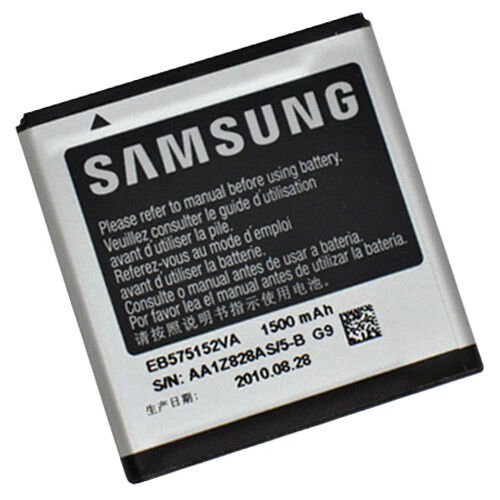 Original Samsung Galaxy S Battery EB575152VA - Compatible with Epic 4G D700, T959 Vibrant, i9000 - Long-Lasting Replacement Battery for Smartphones - Perfect for Travel, Work & Daily Use