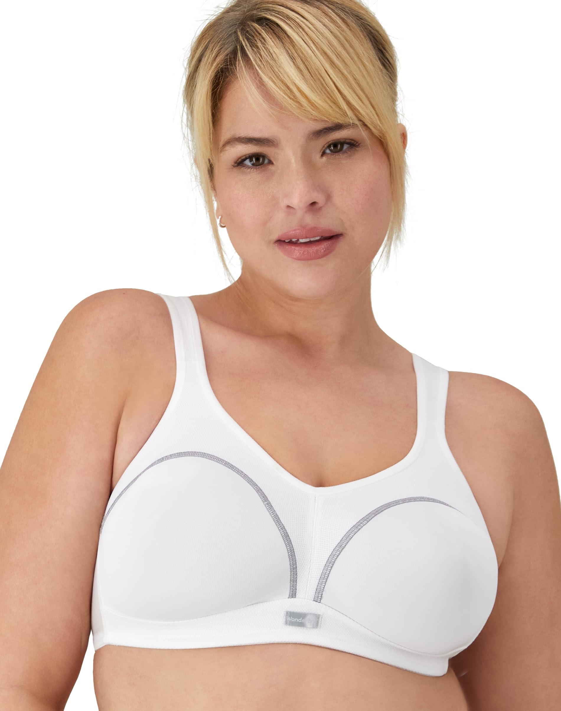 Wonderbra High Impact Wire-Free Sports Bra for Women - Supportive Comfort for Running, Yoga & Gym Workouts