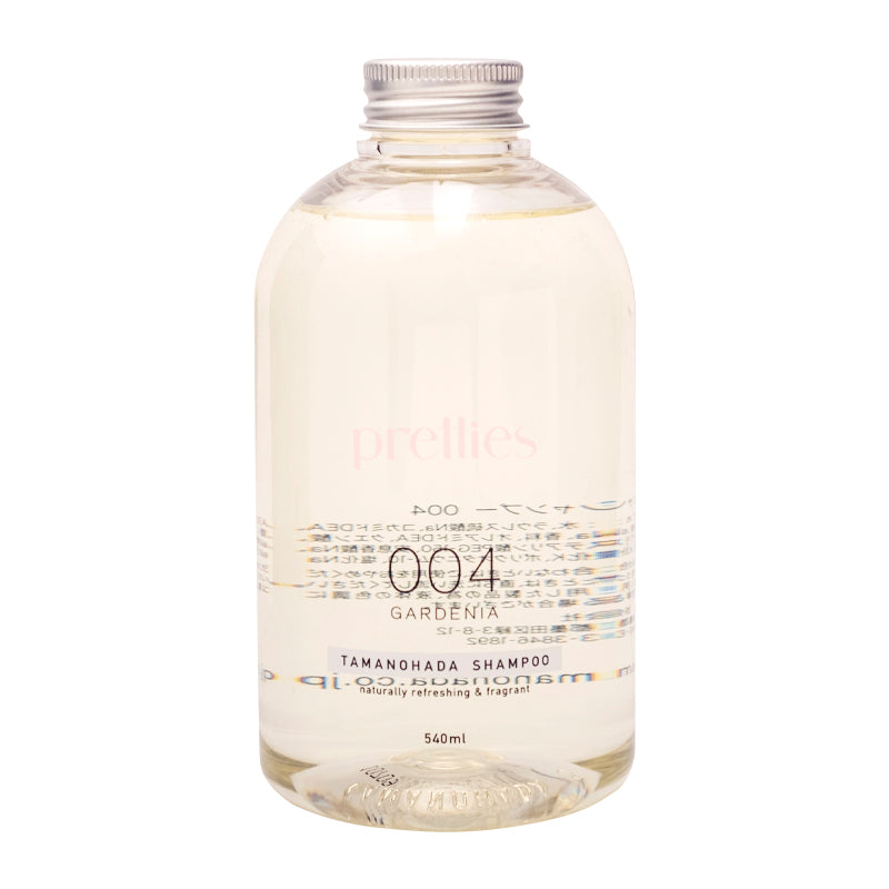 TAMANOHADA 004 Gardenia Shampoo 540ml - Natural Hair Care for Dry & Damaged Hair - Perfect for Daily Use & Salon-Quality Results at Home