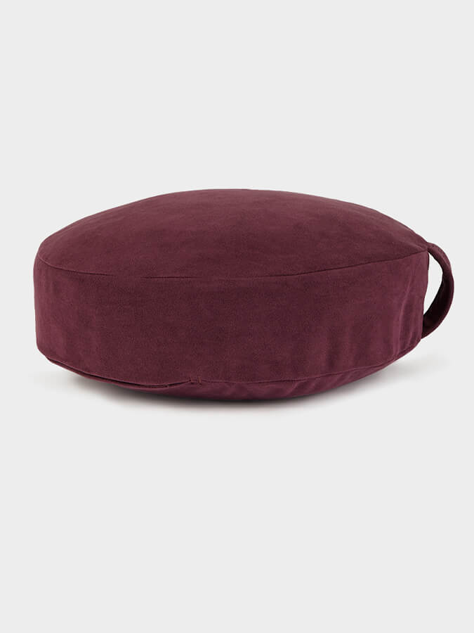 Manduka Round Meditation Cushion - Premium Zafu Yoga Pillow for Meditation & Mindfulness Practice - Ideal for Home, Studio & Outdoor Yoga Sessions