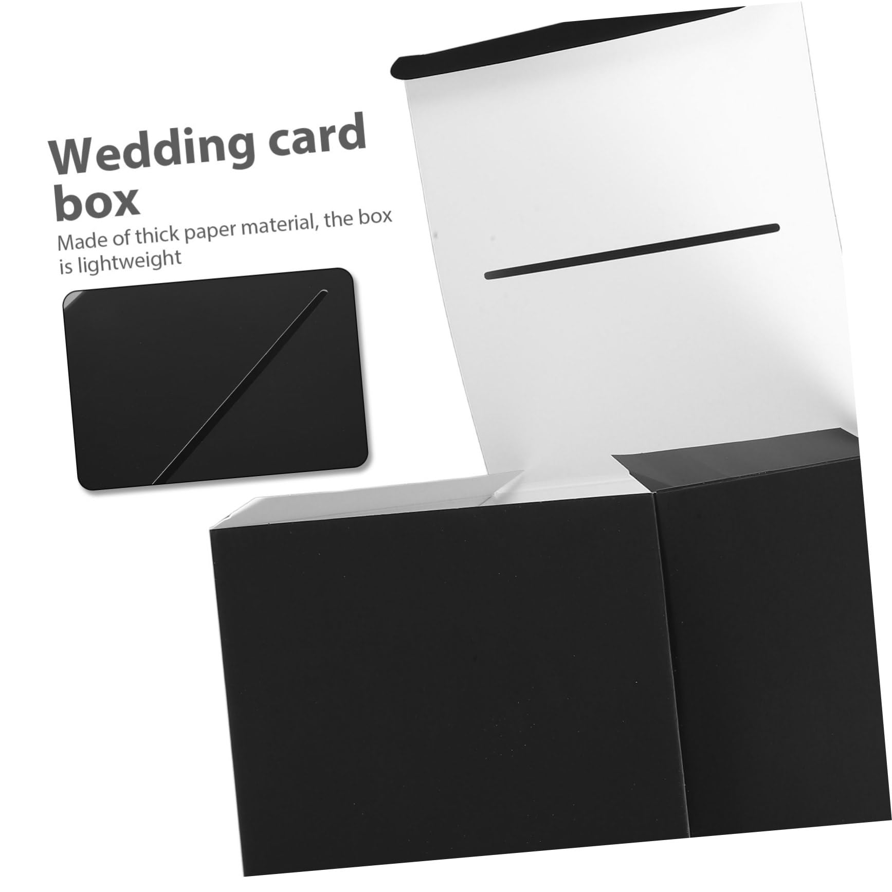 16 Sets Elegant Wedding Card Boxes with Money Holder - Perfect for Wedding Receptions, Bridal Showers & Anniversary Celebrations