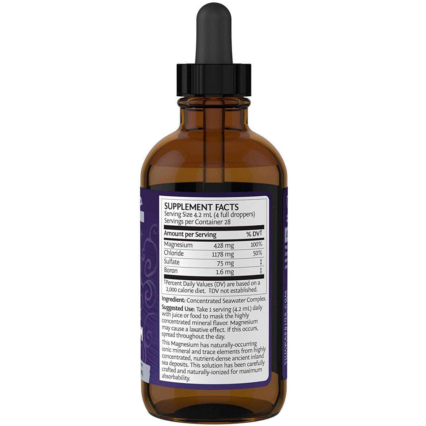 Sunwarrior Magnesium Liquid Supplement - High Absorption, Vegan & Non-GMO - Supports Muscle Relaxation, Sleep & Stress Relief - Perfect for Athletes & Active Lifestyles