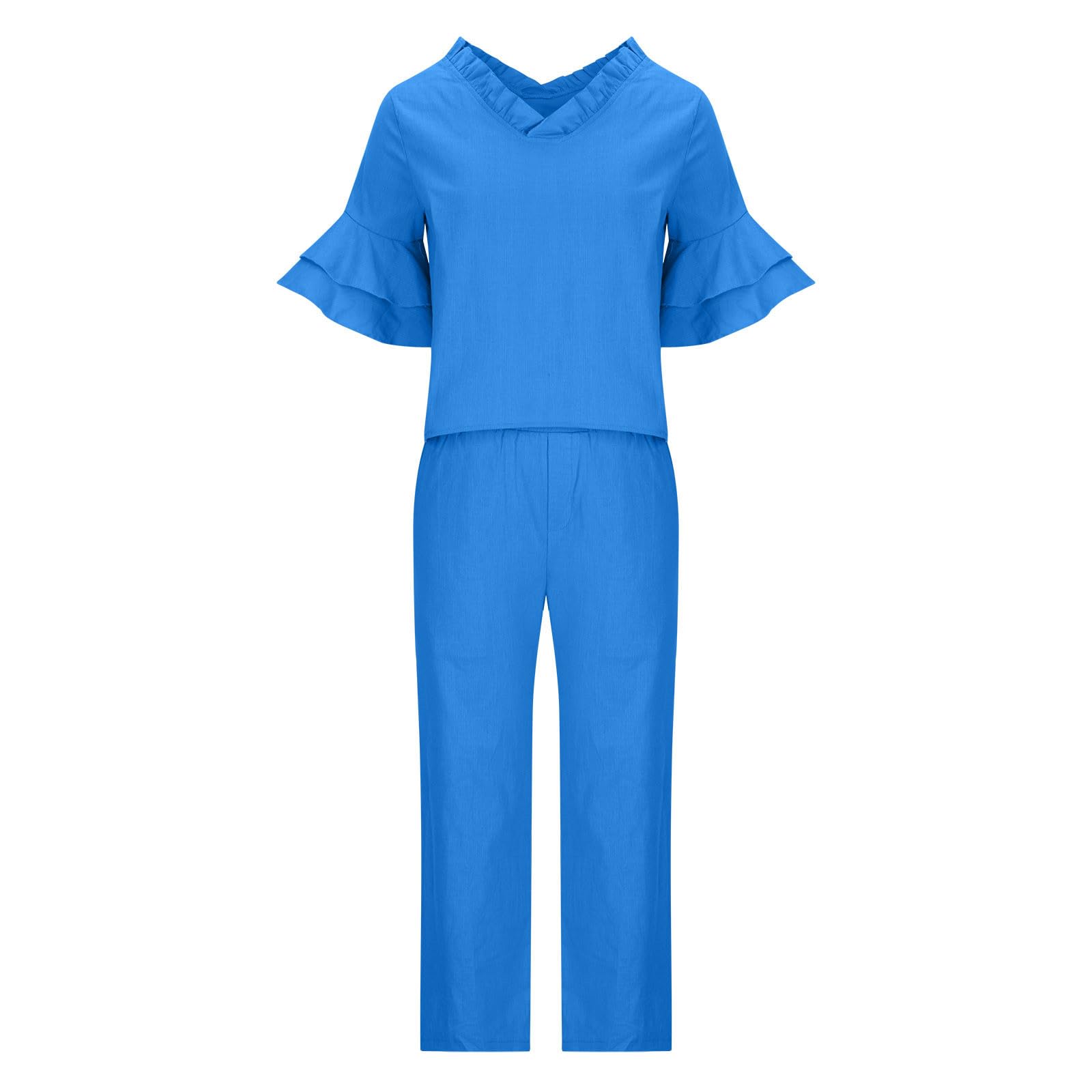 Oelaio Women's 2-Piece Matching Sweatsuit Set - Y2K Style Shorts & Top Lounge Outfit for Vacation, Casual Wear & Going Out | Perfect for Summer Travel, Beach Trips & Relaxing at Home
