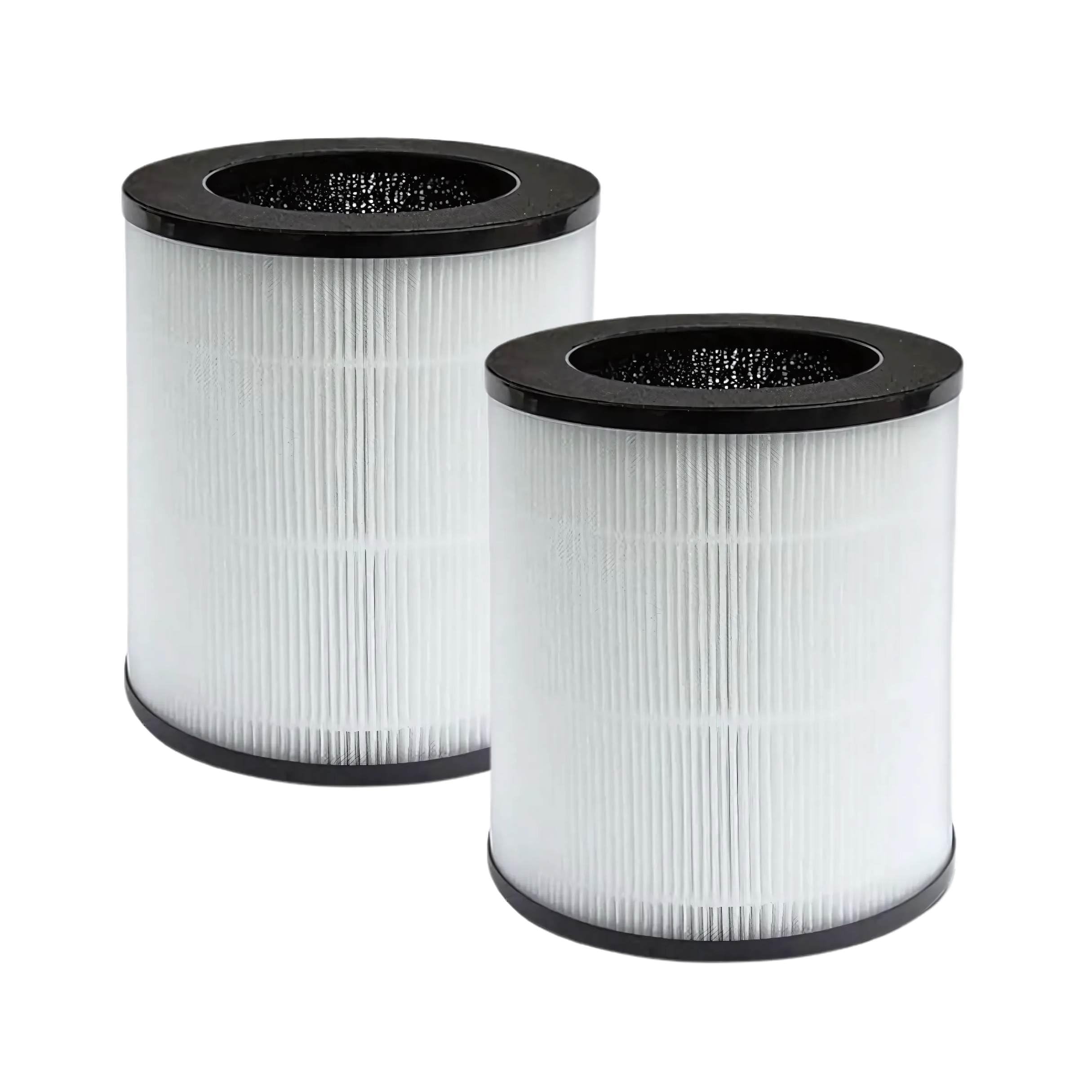 Nispira True HEPA Carbon Replacement Filter for Azeus C8, Hisens KJ120 & Mooka C10 Air Purifiers - High CADR, Odor Elimination - Perfect for Allergies, Pets & Smoke Removal in Home or Office
