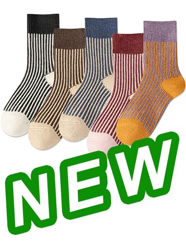 Retro Striped 01 - 5 Pairs