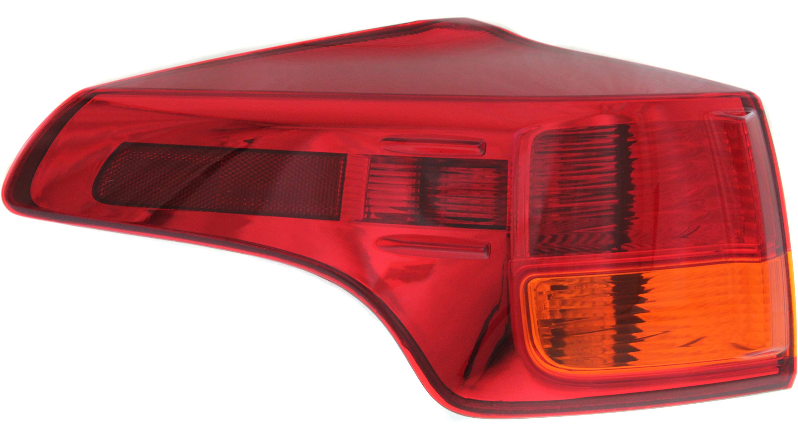 Go-Parts - Replacement Tail Light Assembly for Toyota RAV4 2013-2015 (Left Driver Side, Outer Halogen) - Compatible with North America Built Vehicles (Excludes EV Model) - Perfect for Night Driving Safety and Vehicle Restoration Projects