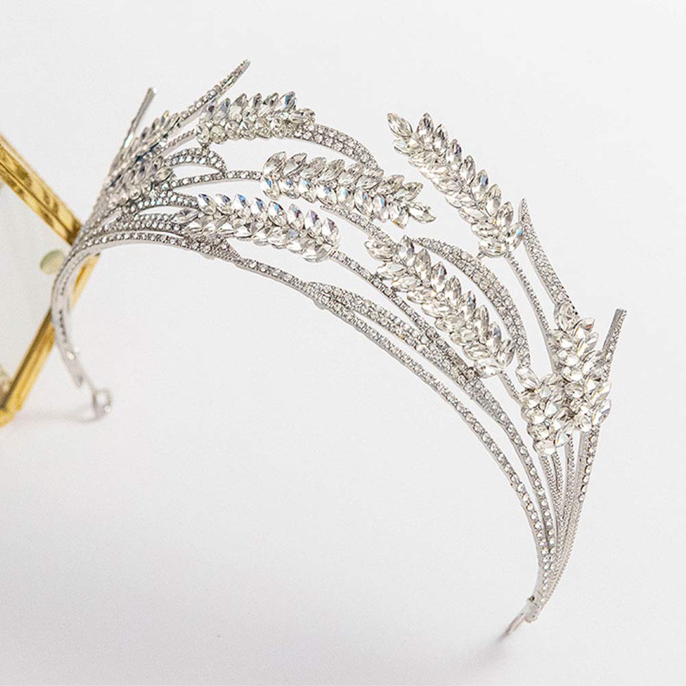 Sparkling Crystal Wedding Tiara - Elegant Rhinestone Bridal Hair Crown for Bride, Bridesmaids & Prom | Perfect for Weddings, Proms, Pageants & Special Occasions