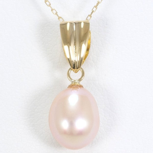 18K Yellow Gold Pearl Necklace for Women - Elegant Bridal Jewelry & Gift for Anniversary, Valentine's Day, Birthday - Perfect for Weddings, Parties and Special Occasions