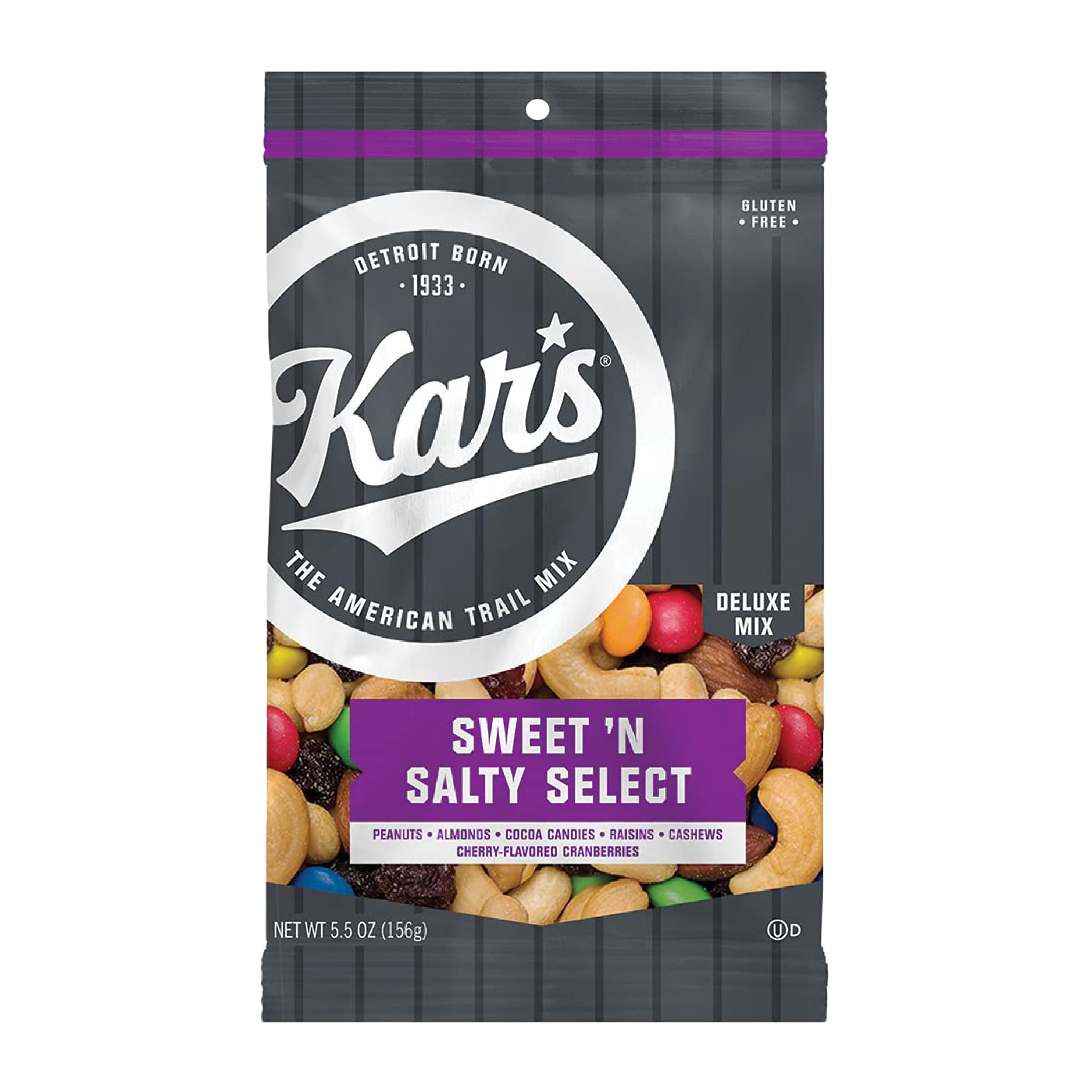 Kar's Nuts Sweet 'N Salty Trail Mix Snack Pack - 12 Pack (5.5 oz Each) | Healthy Mixed Nuts & Dried Fruits | Perfect for Hiking, Office Snacks & Kids Lunch Boxes