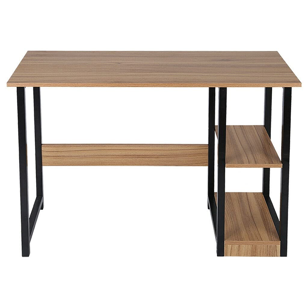 Modern Computer Desk for Home Office - Simple Writing Desk with Shelf, Study & Workstation for Students & Professionals | Perfect for Small Spaces, Gaming & Remote Work