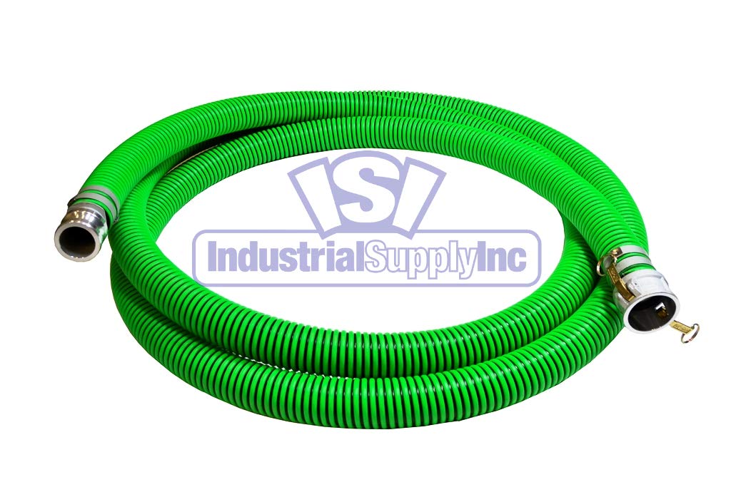EPDM Rubber Suction Hose - 2 Inch x 20 Feet - Compatible with Honda Pumps - 100 Foot Red Discharge Hose - Heavy Duty Industrial Water Transfer for Construction, Agriculture, and Pool Maintenance