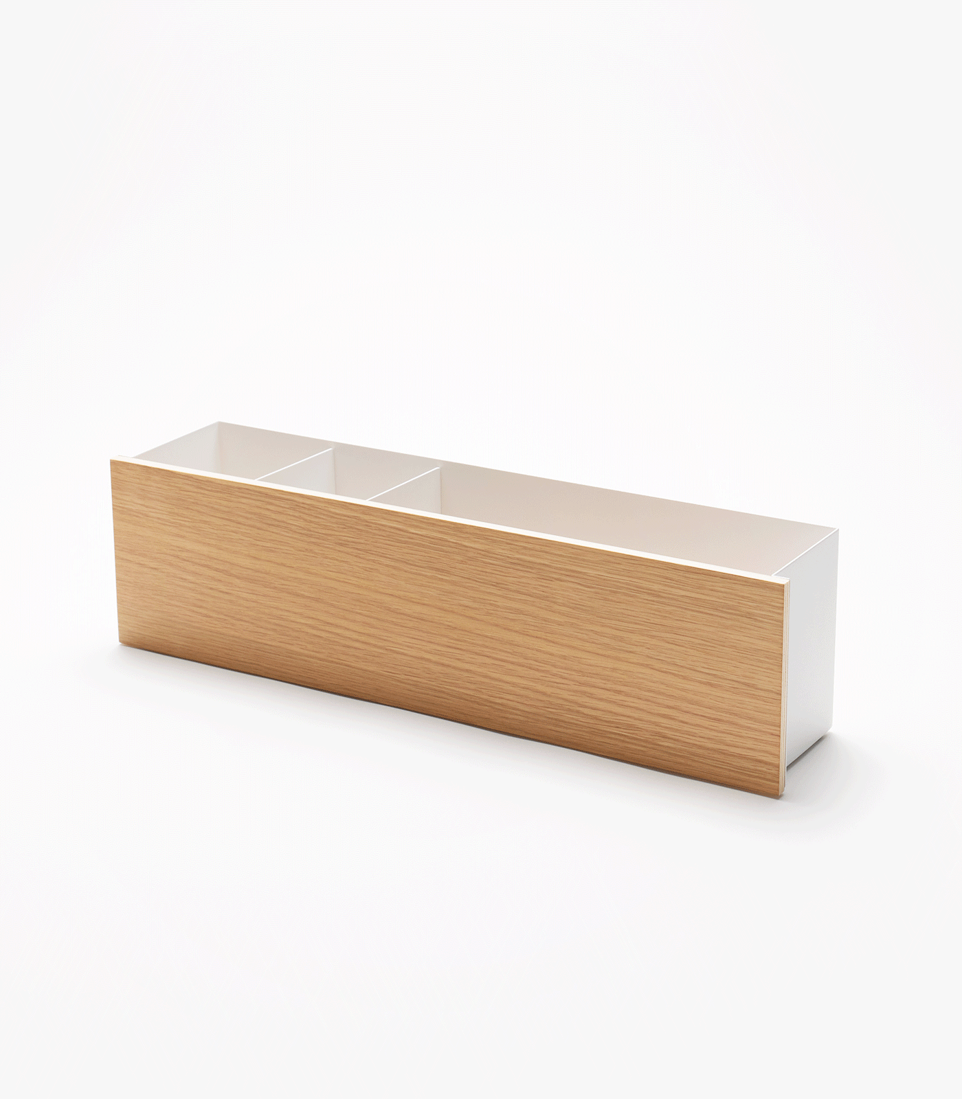 Premium Steel & Wood Desk Organizer - 2 Sizes for Office & Home Workspace - Perfect for Pencils, Pens & Stationery Storage