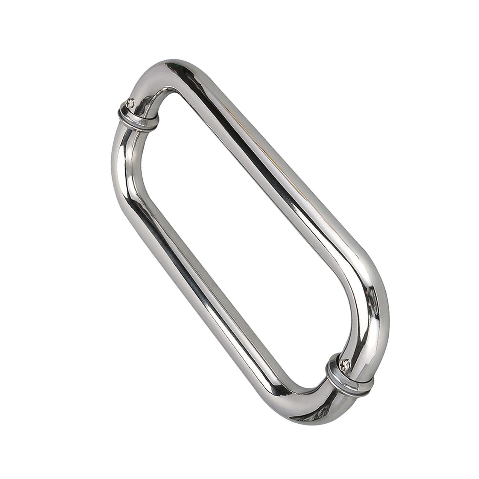 Stainless Steel Shower Door Handle - Heavy Duty Push Pull for Bathroom (440mm) - Replace Old Handles