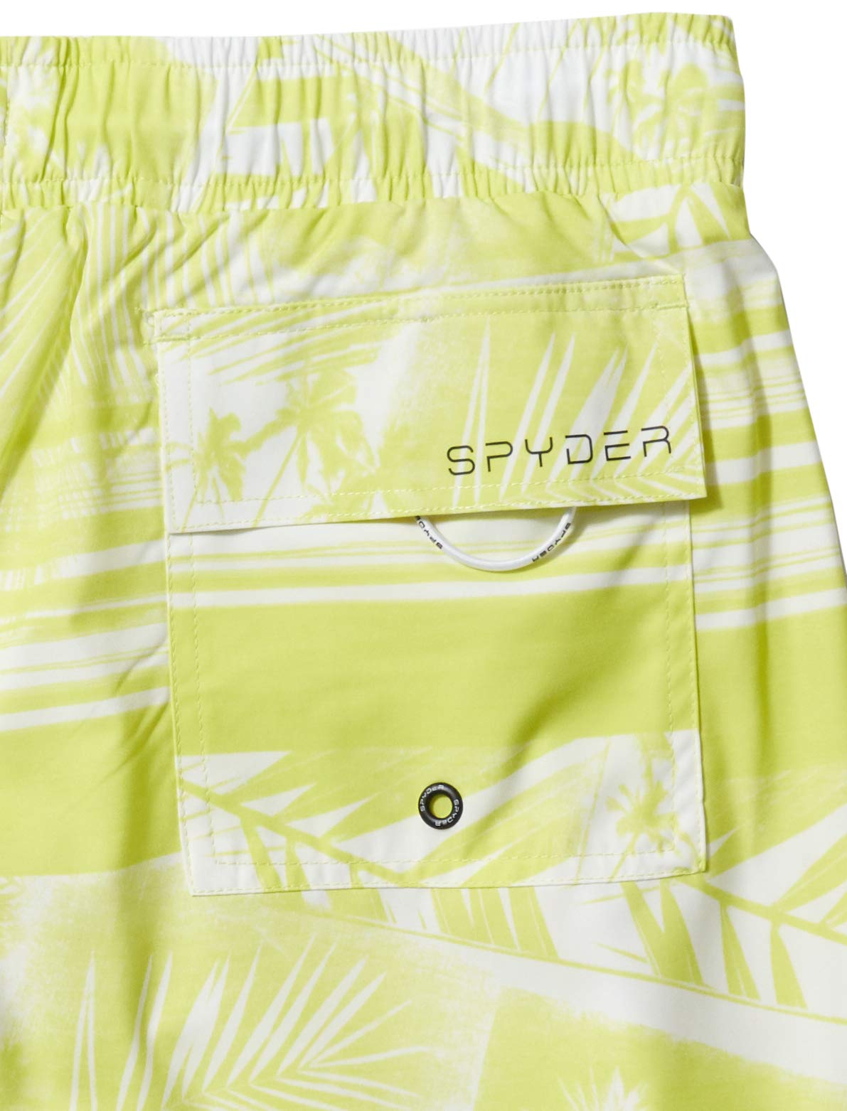 Spyder Men's Quick-Dry Stretch 7-Inch Swim Trunks with UPF 50+ Sun Protection, Gym Shorts with Pockets & Mesh Liner - Perfect for Swimming, Beach, Pool & Workout