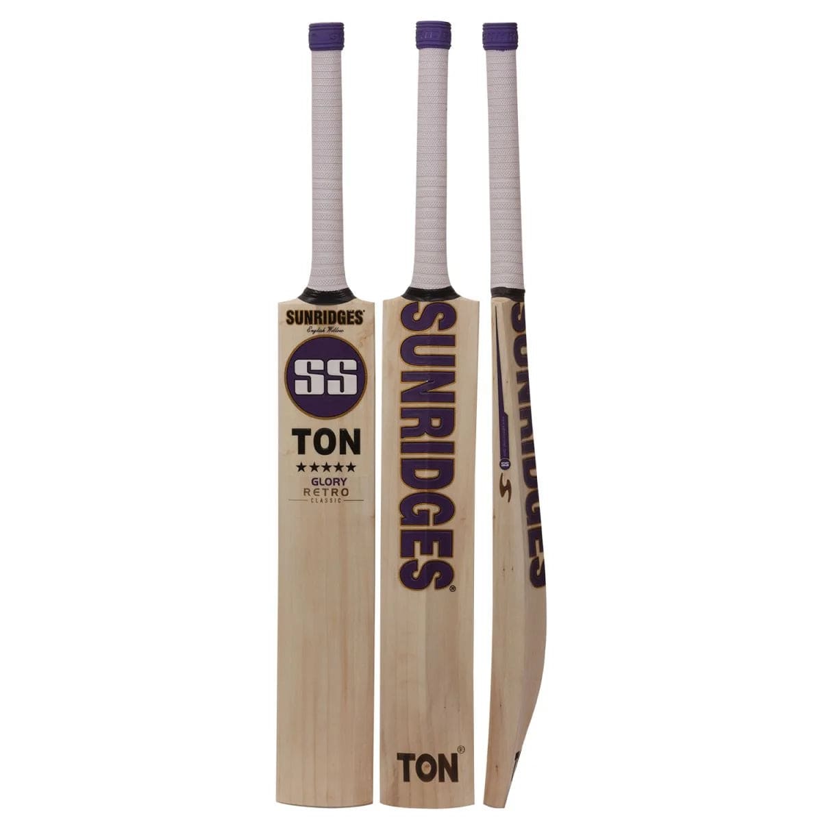 Premium SS Retro Glory Cricket Bat - Authentic English Willow, Lightweight & Durable for Professional & Casual Play - Perfect for Matches, Practice & Backyard Games
