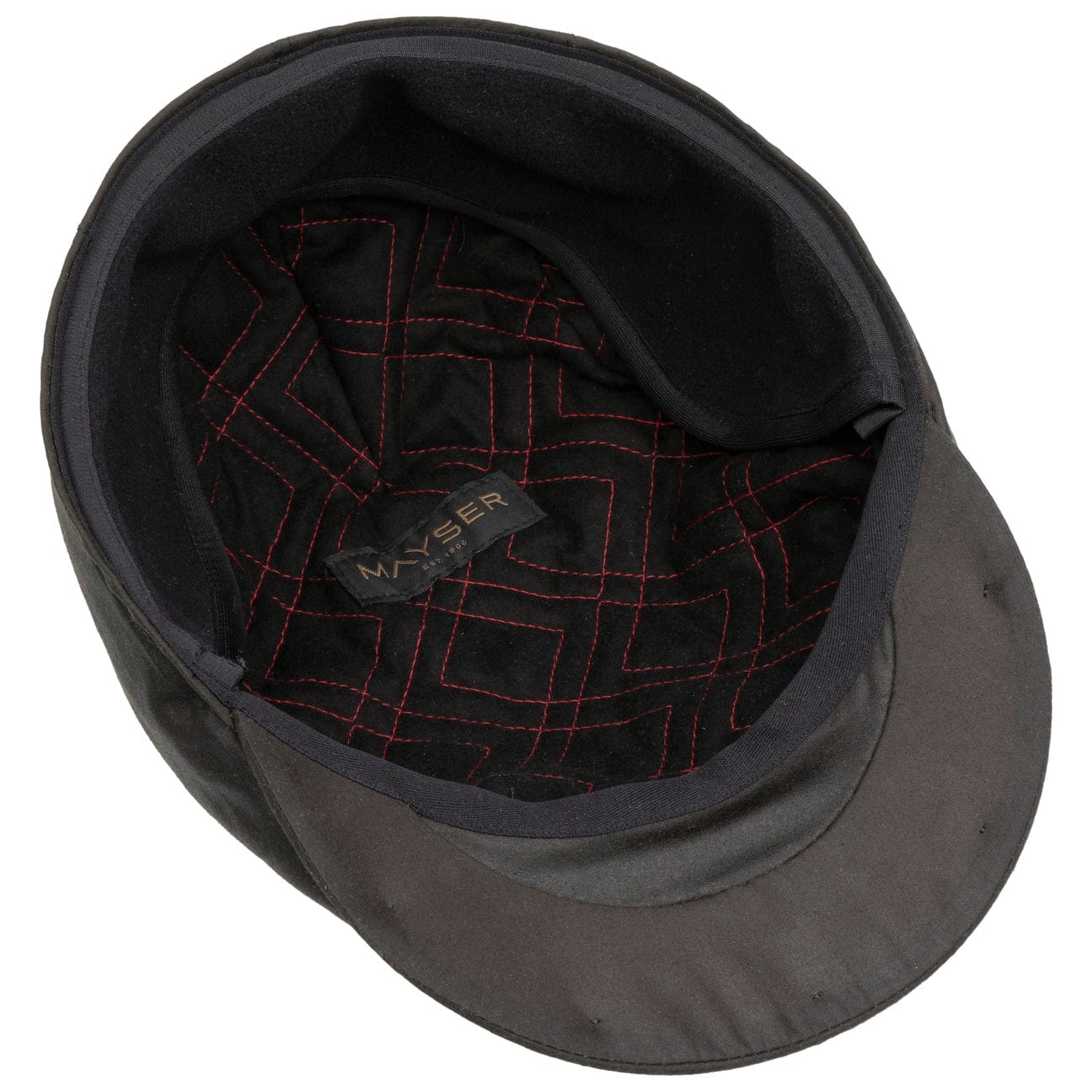 Stylish Matteo Plus Waxed Cotton Flat Cap by Mayser - Classic Men's Hat for Outdoor Activities & Casual Wear