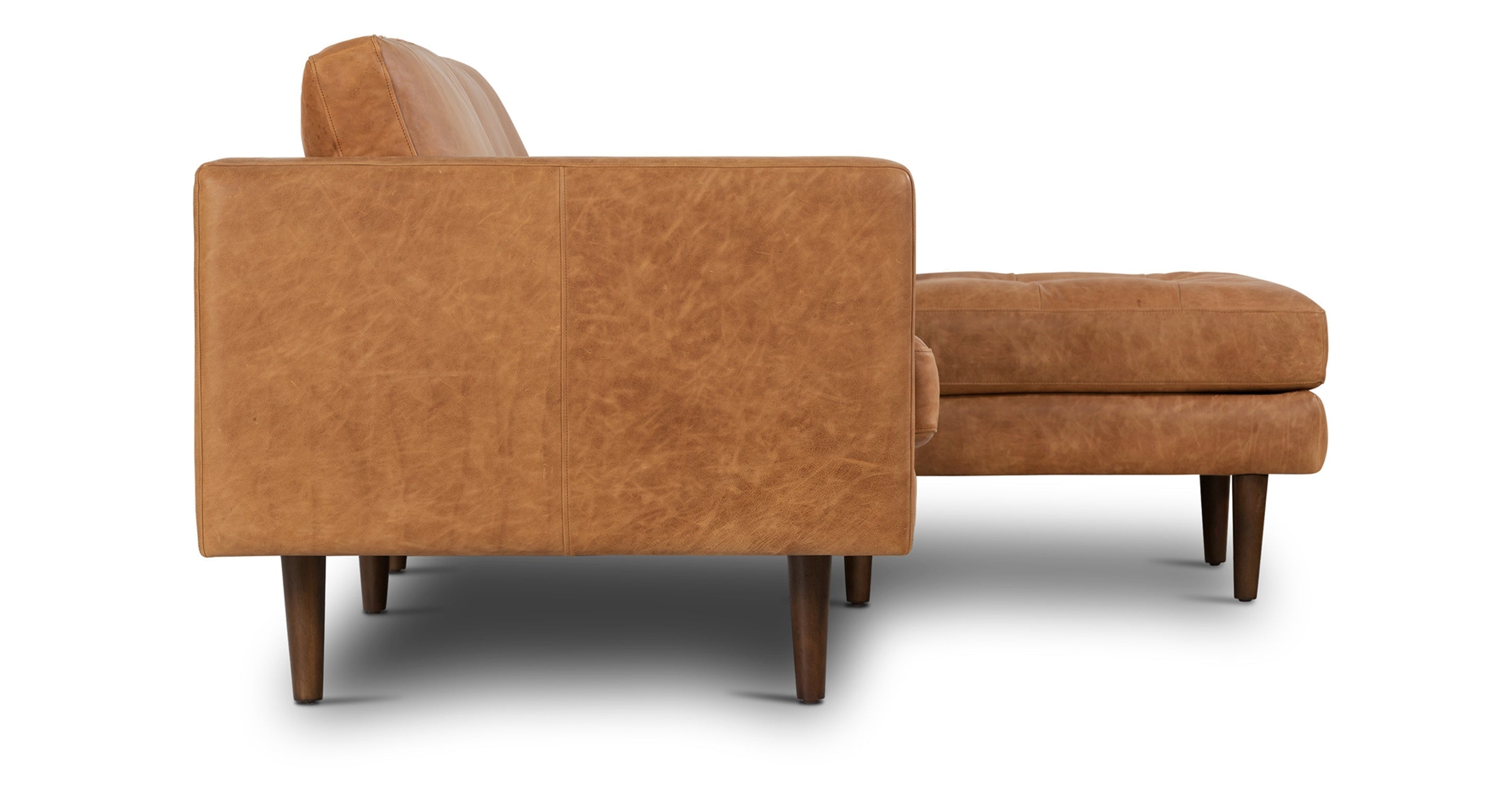 Napa Right Facing Sectional Sofa - Modern L-Shaped Couch for Living Room, Family Room & Home Theater | Comfortable Upholstered Furniture with Premium Fabric