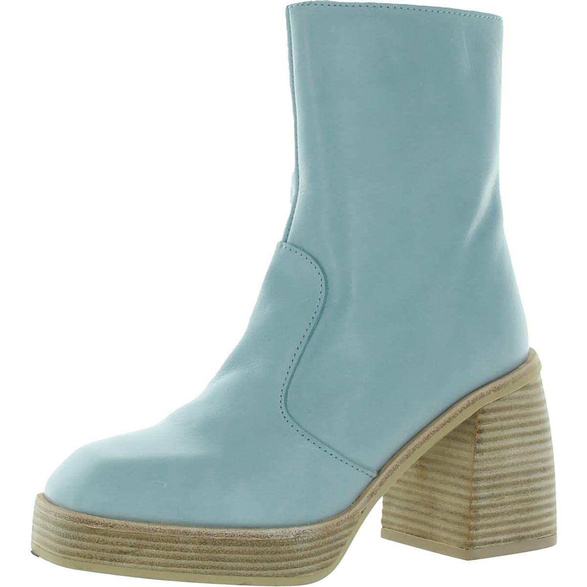 Free Women's Ruby Platform Block Heel Square Toe Ankle Boots - Stylish & Comfortable for Fall/Winter Fashion, Office Wear & Night Out