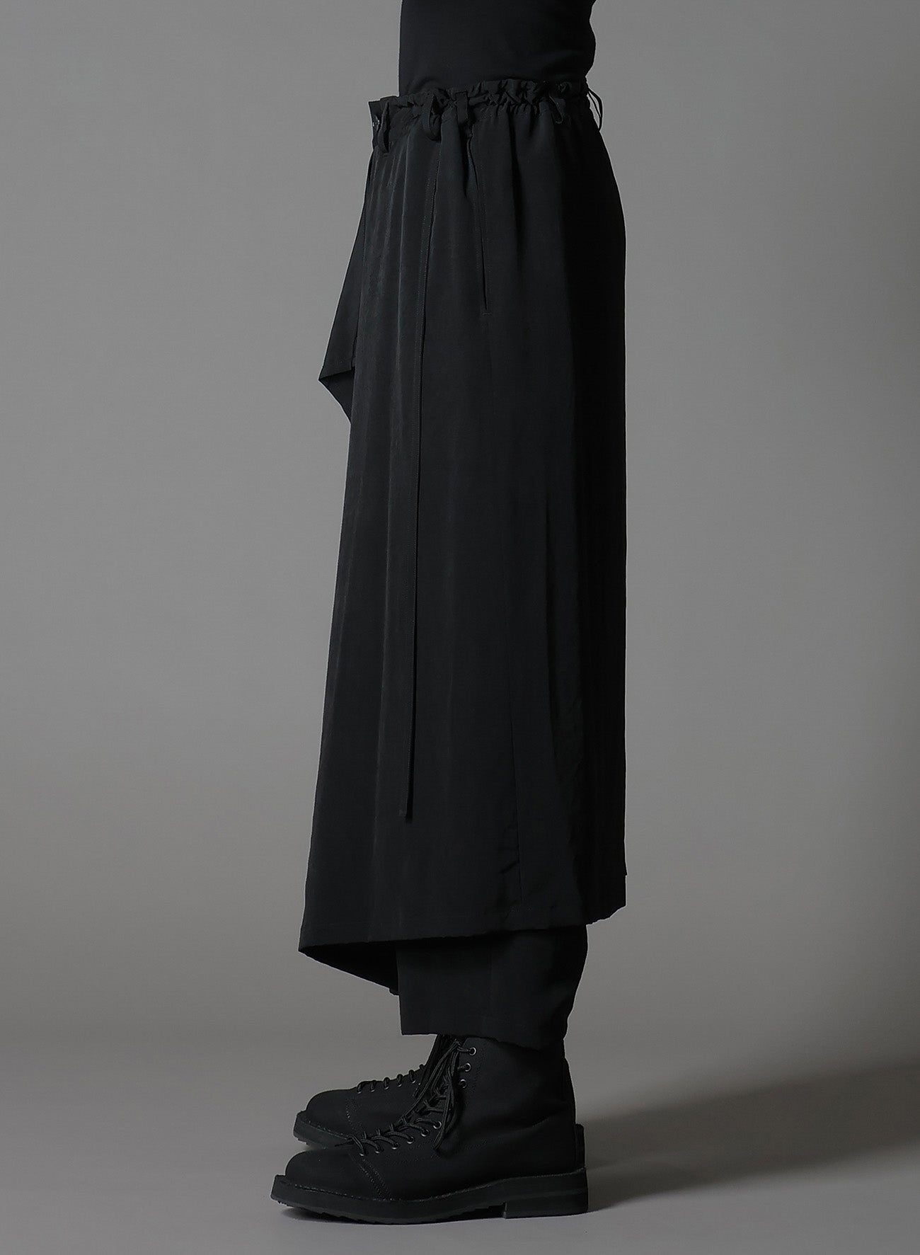 Crepe de Chine Bound Skirt Pants for Women - Elegant High Waist Flowy Palazzo Trousers - Perfect for Office, Party & Casual Wear