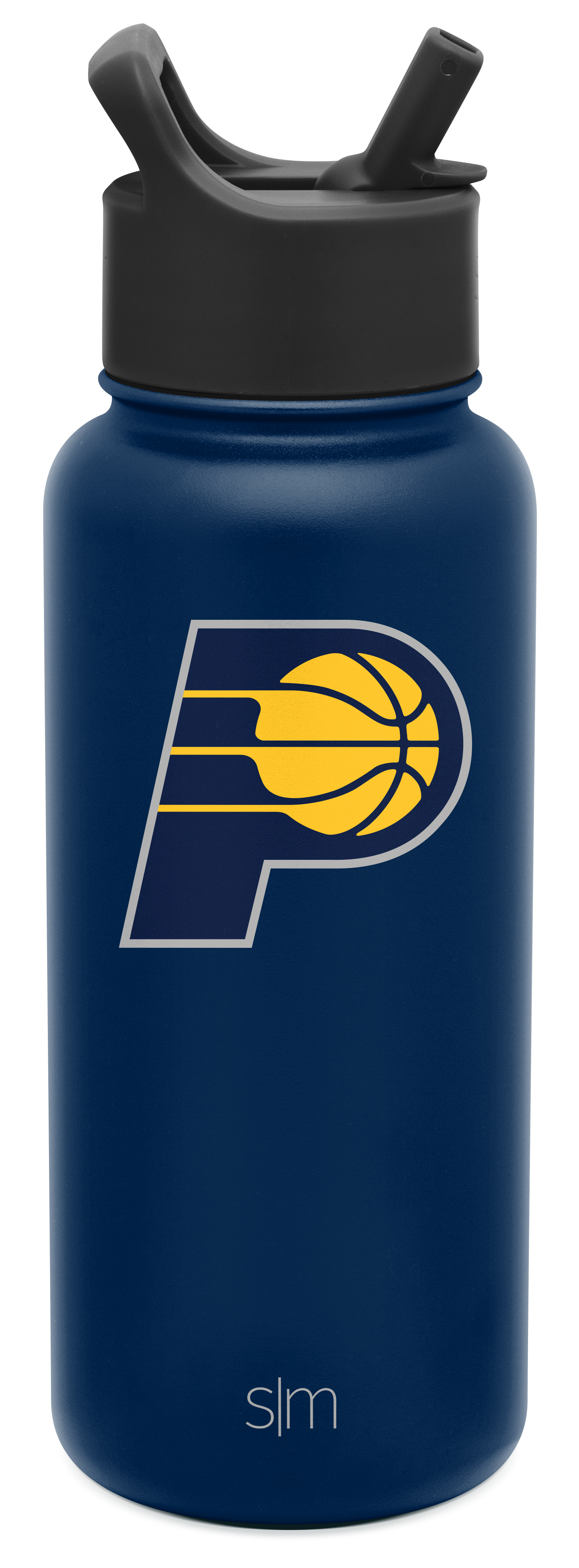 NBA Summit 32oz Water Bottle with Straw Lid - Insulated Stainless Steel Sports Bottle for Gym, Hiking & Outdoor Activities