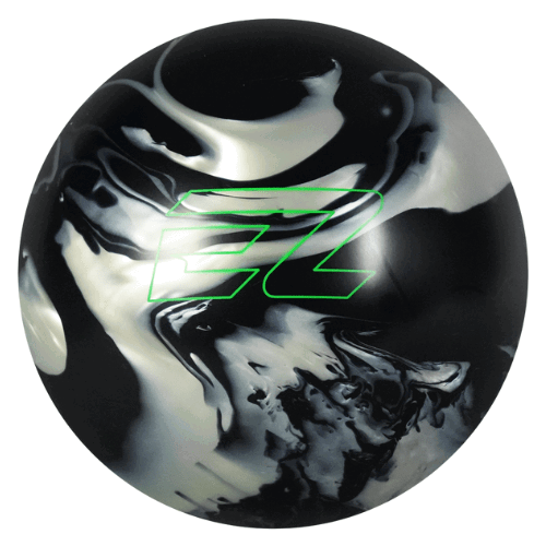 ELITE EZ Hook Reactive Pearl Black/Silver Bowling Ball for Professional Bowlers - Perfect for League Play and Tournament Performance