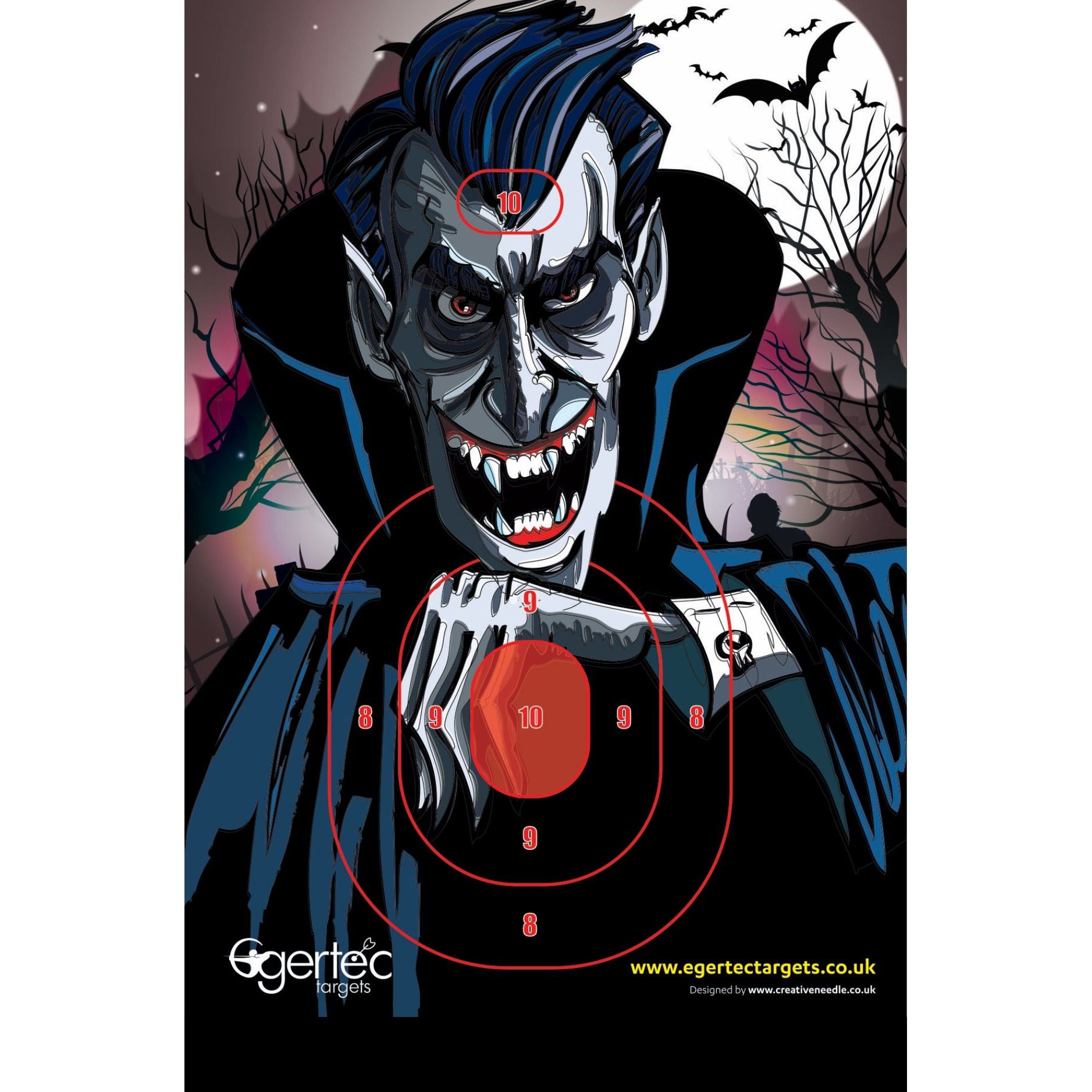 Halloween Target Faces - Scary & Fun Masks for Trick or Treating, Cosplay & Halloween Parties
