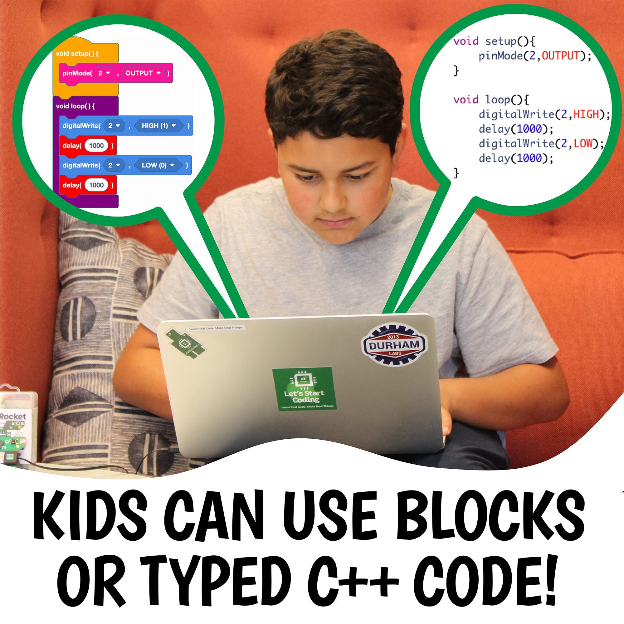 4-in-1 STEM Coding Kit Bundle for Kids 8-12 | Learn Programming with Rocket, Car & Piano Projects | Perfect for Home Learning & School STEM Activities