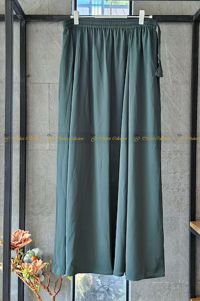 Long Flowy Skirt in Rainforest Green - Boho Maxi Skirt for Women | Perfect for Beach Vacations, Summer Outfits & Boho Fashion