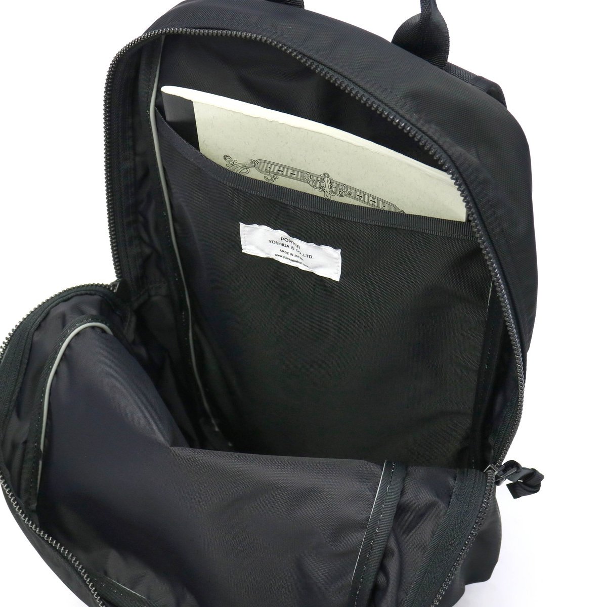 RAYS 831-16119 Genuine Black Backpack - Stylish & Durable for Travel, School & Outdoor Adventures (Made in Japan)