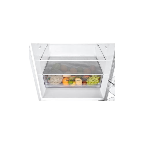 LG GB 455WL 454L Bottom Mount Refrigerator - Energy Efficient White French Door Fridge with Door Cooling System - Perfect for Modern Kitchens & Large Families