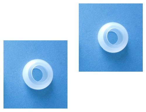 2-Pack Large Size Eargels Replacement for Motorola Elite Sliver HZ750 HZ-750 Wireless Headset - Soft Comfort Earbud Tips for Noise Isolation & Secure Fit - Perfect for Office Calls, Gaming & Travel