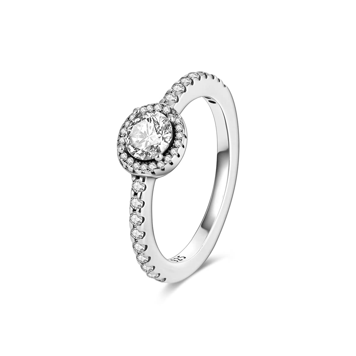 925 Sterling Silver Rings for Women - Cubic Zirconia Vintage Wedding Band Set, Elegant Stackable Jewelry for Anniversary, Engagement & Everyday Wear