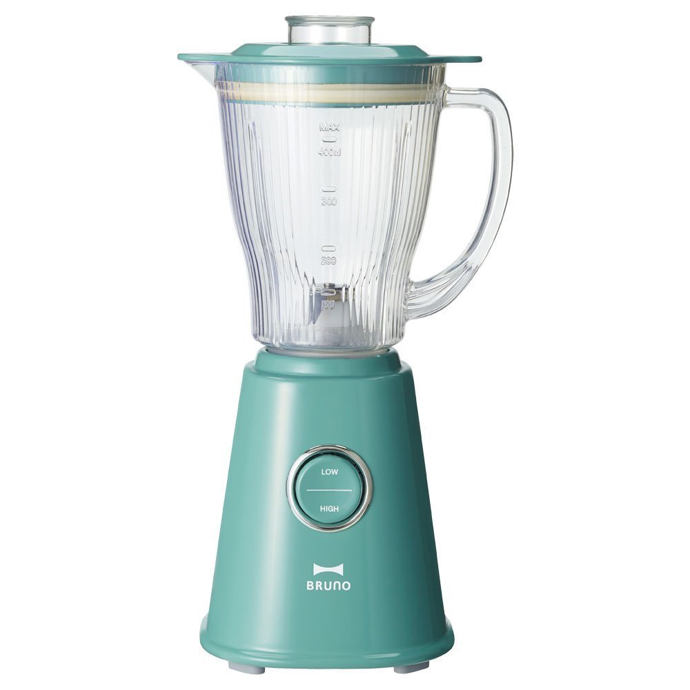 BRUNO Compact Blender - Powerful 300W Personal Smoothie Maker with Travel Lid, BPA-Free - Perfect for Smoothies, Shakes & Meal Prep (Green) - Ideal for Home, Office & Gym Use