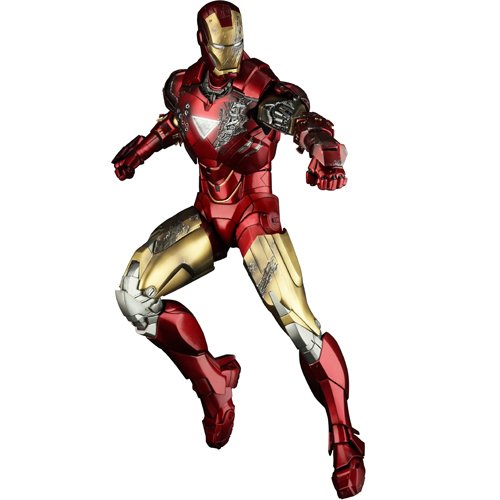 Hot Toys Iron Man 2 Mark VI Sideshow Exclusive 1/6 Scale Collectible Figure MMS 132 - Perfect for Marvel Fans, Display & Action Figure Collectors
